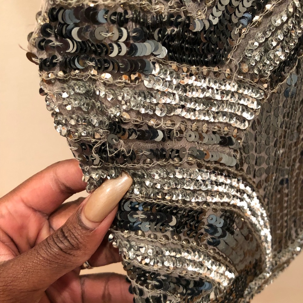 🍾HP🍾Parker Sequin Crop Top - Picture 4 of 8